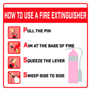 HOW TO USE A FIRE EXTINGUISHER | Flame Safety | Cornwall | Fire ...